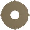 imageEkena Millwork CM12AT Attica Ceiling Medallion 12 34quotOD x 4quotID x 12quotP Fits Canopies up to 4quot Primed WhiteIridescent Gold Metallic Series
