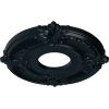 imageEkena Millwork CM12AT Attica Ceiling Medallion 12 34quotOD x 4quotID x 12quotP Fits Canopies up to 4quot Primed WhiteNight Shade Flat Finish