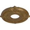 imageEkena Millwork CM12AT Attica Ceiling Medallion 12 34quotOD x 4quotID x 12quotP Fits Canopies up to 4quot Primed WhitePale Gold Metallic Series