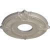 imageEkena Millwork CM12AT Attica Ceiling Medallion 12 34quotOD x 4quotID x 12quotP Fits Canopies up to 4quot Primed WhitePearl White Metallic Series