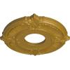 imageEkena Millwork CM12AT Attica Ceiling Medallion 12 34quotOD x 4quotID x 12quotP Fits Canopies up to 4quot Primed WhitePharaohs Gold Metallic Series