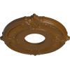 imageEkena Millwork CM12AT Attica Ceiling Medallion 12 34quotOD x 4quotID x 12quotP Fits Canopies up to 4quot Primed WhiteSmokey Topaz Flat Finish