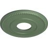 imageEkena Millwork CM12BR Bradford Ceiling Medallion 12 12quotOD x 3 78quotID x 34quotP Fits Canopies up to 6 58quot PrimedAthenian Green Flat Finish