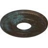 imageEkena Millwork CM12BR Bradford Ceiling Medallion 12 12quotOD x 3 78quotID x 34quotP Fits Canopies up to 6 58quot PrimedBronze Blue Patina Metallic Series