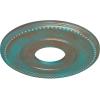 imageEkena Millwork CM12BR Bradford Ceiling Medallion 12 12quotOD x 3 78quotID x 34quotP Fits Canopies up to 6 58quot PrimedCopper Green Patina Metallic Series
