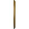 imageEkena Millwork CM12BR Bradford Ceiling Medallion 12 12quotOD x 3 78quotID x 34quotP Fits Canopies up to 6 58quot PrimedGold Rush Metallic Series