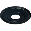 imageEkena Millwork CM12BR Bradford Ceiling Medallion 12 12quotOD x 3 78quotID x 34quotP Fits Canopies up to 6 58quot PrimedNight Shade Flat Finish