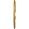 imageEkena Millwork CM12BR Bradford Ceiling Medallion 12 12quotOD x 3 78quotID x 34quotP Fits Canopies up to 6 58quot PrimedPharaohs Gold Metallic Series