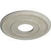 imageEkena Millwork CM12BR Bradford Ceiling Medallion 12 12quotOD x 3 78quotID x 34quotP Fits Canopies up to 6 58quot PrimedPot of Cream Crackle Flat Finish