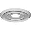 imageEkena Millwork CM12BR Bradford Ceiling Medallion 12 12quotOD x 3 78quotID x 34quotP Fits Canopies up to 6 58quot PrimedPrimed