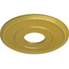 imageEkena Millwork CM12BR Bradford Ceiling Medallion 12 12quotOD x 3 78quotID x 34quotP Fits Canopies up to 6 58quot PrimedRich Gold Metallic Series