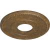 imageEkena Millwork CM12BR Bradford Ceiling Medallion 12 12quotOD x 3 78quotID x 34quotP Fits Canopies up to 6 58quot PrimedRubbed Bronze Metallic Series