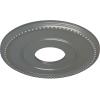 imageEkena Millwork CM12BR Bradford Ceiling Medallion 12 12quotOD x 3 78quotID x 34quotP Fits Canopies up to 6 58quot PrimedSilver Metallic Series