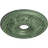 imageEkena Millwork CM18GA 18Inch OD x 3 12Inch ID x 1 34Inch Granada Ceiling MedallionAthenian Green Flat Finish