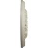 imageEkena Millwork CM18GA 18Inch OD x 3 12Inch ID x 1 34Inch Granada Ceiling MedallionClear Yellow Flat Finish