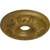 imageEkena Millwork CM18GA 18Inch OD x 3 12Inch ID x 1 34Inch Granada Ceiling MedallionGold Rush Metallic Series