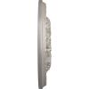 imageEkena Millwork CM18GA 18Inch OD x 3 12Inch ID x 1 34Inch Granada Ceiling MedallionPearl White Metallic Series