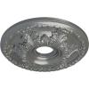 imageEkena Millwork CM18GA 18Inch OD x 3 12Inch ID x 1 34Inch Granada Ceiling MedallionSilver Metallic Series