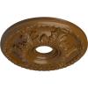 imageEkena Millwork CM18GA 18Inch OD x 3 12Inch ID x 1 34Inch Granada Ceiling MedallionSmokey Topaz Flat Finish