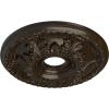 imageEkena Millwork CM18GA 18Inch OD x 3 12Inch ID x 1 34Inch Granada Ceiling MedallionStone Hearth Crackle Flat Finish