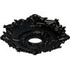 imageEkena Millwork CM18RL 18Inch OD x 3 12Inch ID x 1 12Inch Riley Ceiling MedallionBlack Pearl Metallic Series