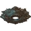 imageEkena Millwork CM18RL 18Inch OD x 3 12Inch ID x 1 12Inch Riley Ceiling MedallionBronze Blue Patina Metallic Series