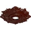 imageEkena Millwork CM18RL 18Inch OD x 3 12Inch ID x 1 12Inch Riley Ceiling MedallionBrushed Mahogany Flat Finish