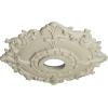 imageEkena Millwork CM18RL 18Inch OD x 3 12Inch ID x 1 12Inch Riley Ceiling MedallionClear Yellow Flat Finish