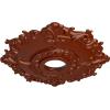 imageEkena Millwork CM18RL 18Inch OD x 3 12Inch ID x 1 12Inch Riley Ceiling MedallionFirebrick Flat Finish