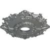 imageEkena Millwork CM18RL 18Inch OD x 3 12Inch ID x 1 12Inch Riley Ceiling MedallionPlatinum Metallic Series
