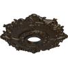imageEkena Millwork CM18RL 18Inch OD x 3 12Inch ID x 1 12Inch Riley Ceiling MedallionStone Hearth Crackle Flat Finish