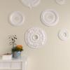 imageEkena Millwork CM18RO 18Inch OD x 3 12Inch ID x 1 12Inch P Rose Ceiling Medallion