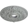 imageEkena Millwork CM18RO 18Inch OD x 3 12Inch ID x 1 12Inch P Rose Ceiling Medallion