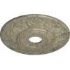 imageEkena Millwork CM20VI 20Inch OD x 3 12Inch ID x 1 12Inch P Vienna Ceiling MedallionCastle Stone Crackle Flat Finish