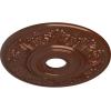 imageEkena Millwork CM20VI 20Inch OD x 3 12Inch ID x 1 12Inch P Vienna Ceiling MedallionCopper Penny Metallic Series