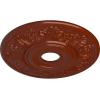 imageEkena Millwork CM20VI 20Inch OD x 3 12Inch ID x 1 12Inch P Vienna Ceiling MedallionFirebrick Flat Finish