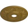 imageEkena Millwork CM20VI 20Inch OD x 3 12Inch ID x 1 12Inch P Vienna Ceiling MedallionGold Rush Metallic Series