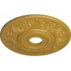 imageEkena Millwork CM20VI 20Inch OD x 3 12Inch ID x 1 12Inch P Vienna Ceiling MedallionIridescent Gold Metallic Series