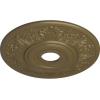 imageEkena Millwork CM20VI 20Inch OD x 3 12Inch ID x 1 12Inch P Vienna Ceiling MedallionMississippi Mud Flat Finish