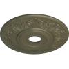 imageEkena Millwork CM20VI 20Inch OD x 3 12Inch ID x 1 12Inch P Vienna Ceiling MedallionPainted Turtle Flat Finish