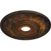 imageEkena Millwork CM20VI 20Inch OD x 3 12Inch ID x 1 12Inch P Vienna Ceiling MedallionRust Metallic Series