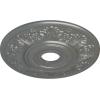 imageEkena Millwork CM20VI 20Inch OD x 3 12Inch ID x 1 12Inch P Vienna Ceiling MedallionSilver Metallic Series