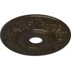 imageEkena Millwork CM20VI 20Inch OD x 3 12Inch ID x 1 12Inch P Vienna Ceiling MedallionStone Hearth Crackle Flat Finish