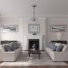imageEkena Millwork CM20VI 20Inch OD x 3 12Inch ID x 1 12Inch P Vienna Ceiling MedallionUltra Pure White Crackle Flat Finish