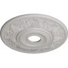 imageEkena Millwork CM20VI 20Inch OD x 3 12Inch ID x 1 12Inch P Vienna Ceiling MedallionUltra Pure White Flat Finish