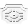 imageEkena Millwork CMP14HS03000 Haus Architectural Grade PVC Contemporary Urethane Ceiling Medallions 14quotOD x 3quotID x 4 12quotC x 1quotP10OD x 1ID x 3 14C x 1P