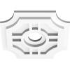 imageEkena Millwork CMP14HS03000 Haus Architectural Grade PVC Contemporary Urethane Ceiling Medallions 14quotOD x 3quotID x 4 12quotC x 1quotP10OD x 2ID x 3 14C x 1P