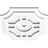 imageEkena Millwork CMP14HS03000 Haus Architectural Grade PVC Contemporary Urethane Ceiling Medallions 14quotOD x 3quotID x 4 12quotC x 1quotP12OD x 1ID x 4C x 1P