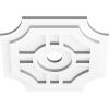 imageEkena Millwork CMP14HS03000 Haus Architectural Grade PVC Contemporary Urethane Ceiling Medallions 14quotOD x 3quotID x 4 12quotC x 1quotP14OD x 2ID x 4 12C x 1P