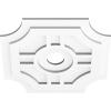 imageEkena Millwork CMP14HS03000 Haus Architectural Grade PVC Contemporary Urethane Ceiling Medallions 14quotOD x 3quotID x 4 12quotC x 1quotP18OD x 3ID x 6C x 1P